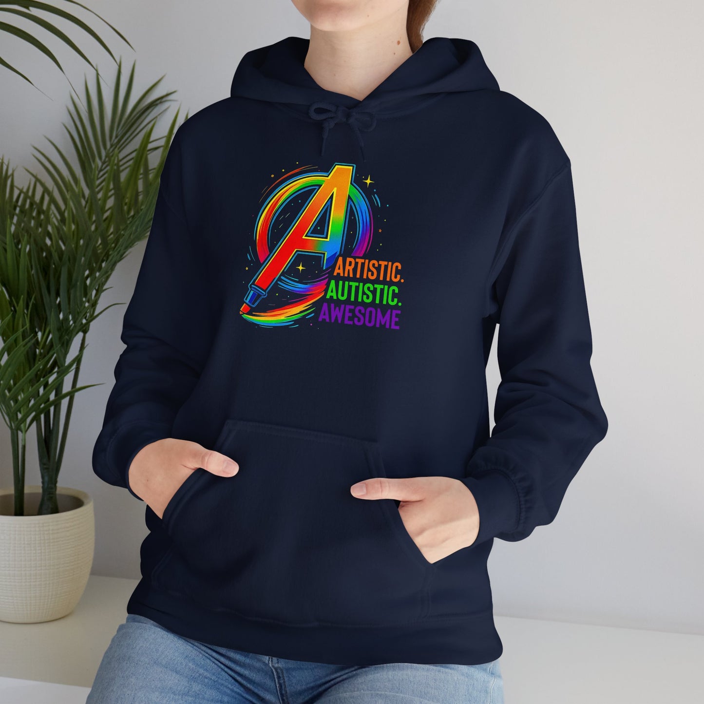 Artistic. Autistic. Awesome. | Avengers-Inspired Hoodie