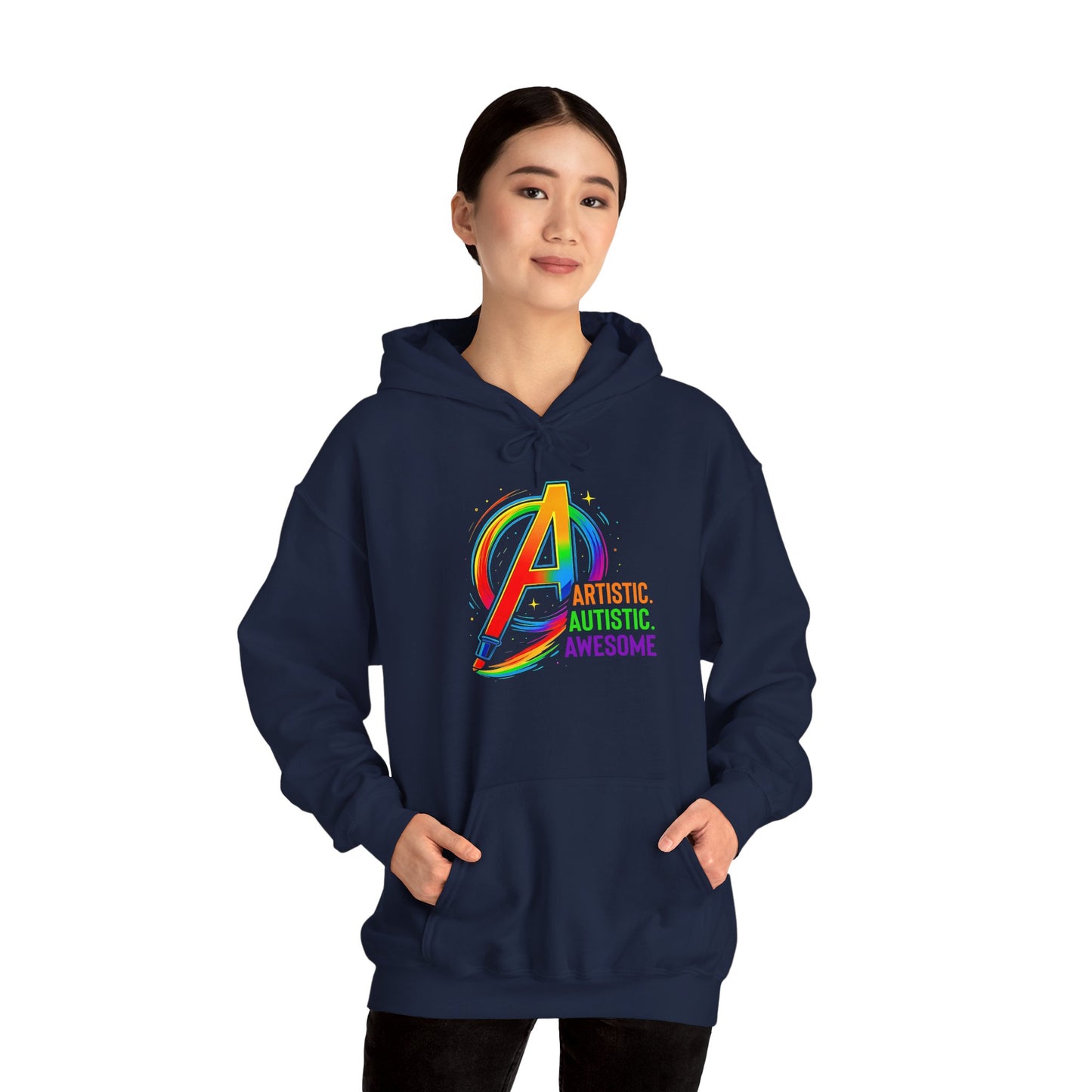 Artistic. Autistic. Awesome. | Avengers-Inspired Hoodie