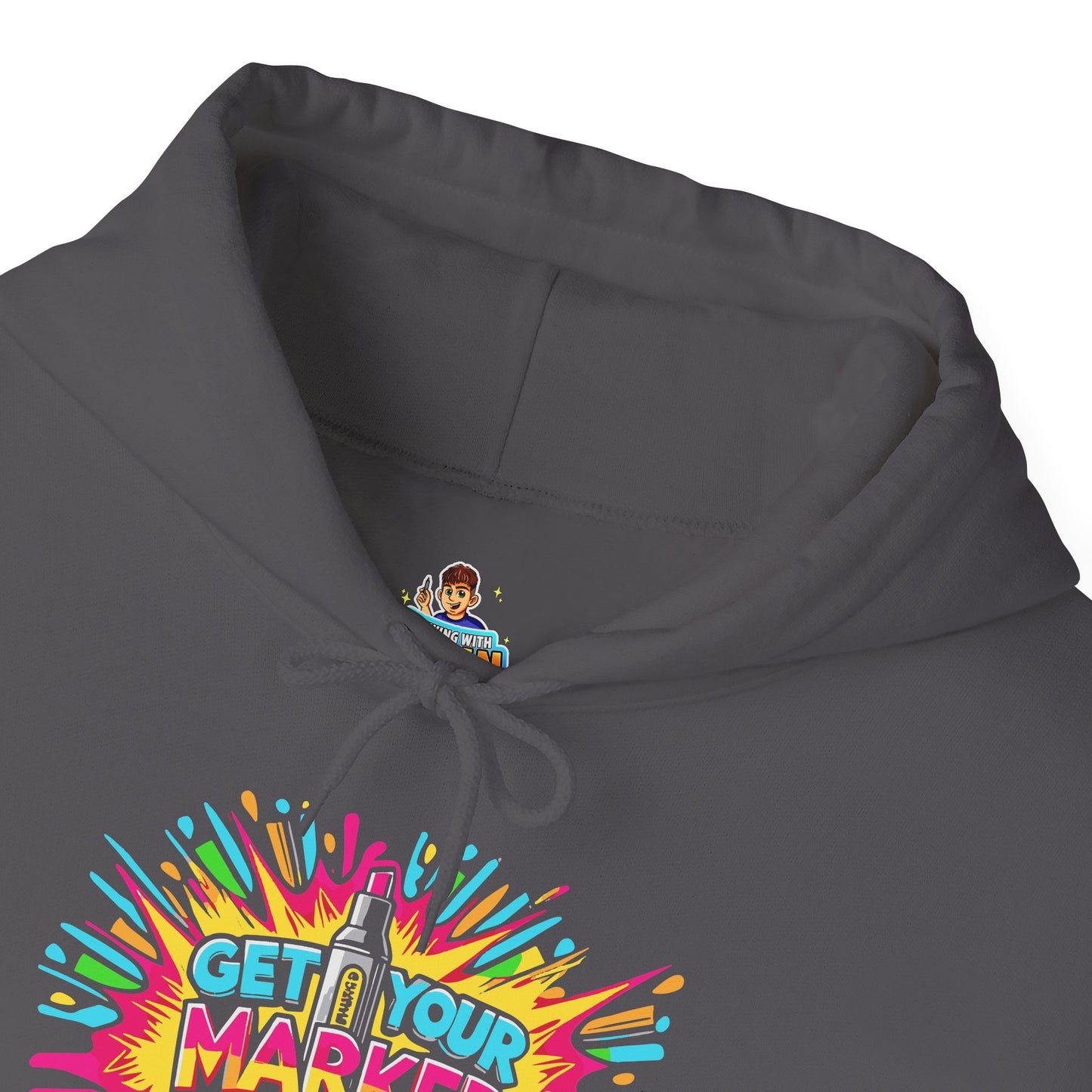 Get Your Marker Ready – Artist Hoodie | Drawing with Gerin Exclusive - Front Design