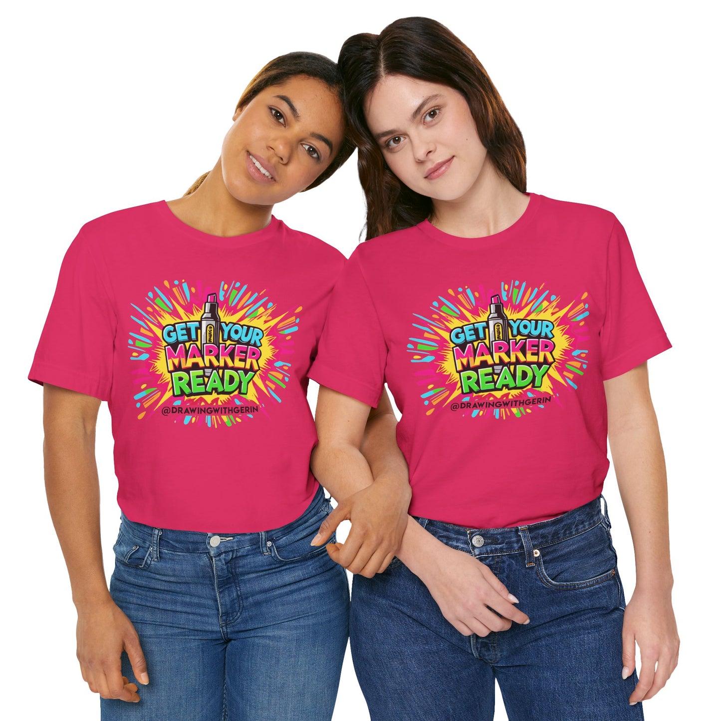 Get Your Marker Ready – The Ultimate Artist’s Tee - Front Design