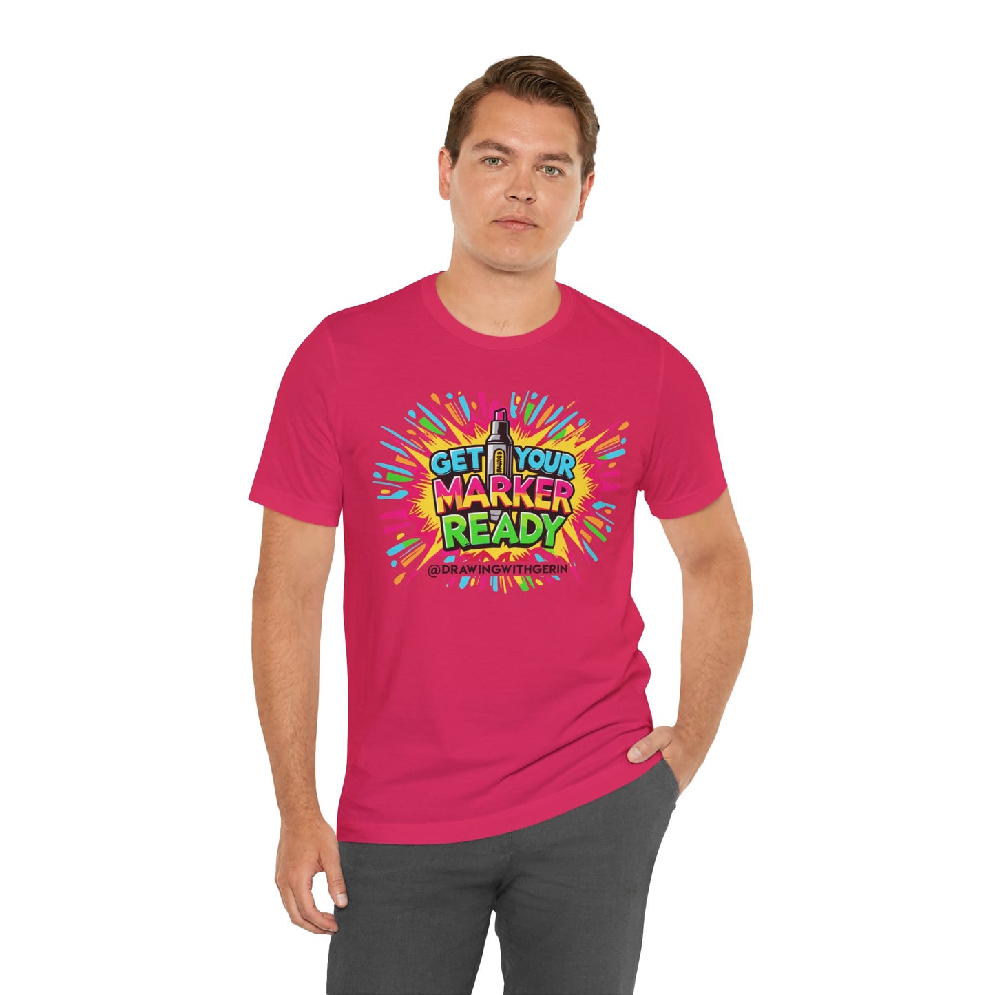 Get Your Marker Ready – The Ultimate Artist’s Tee - Front Design