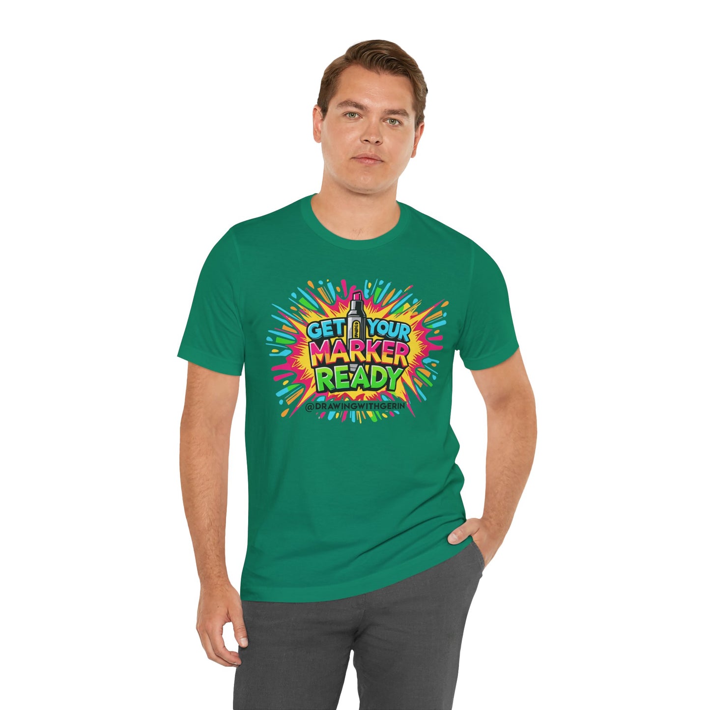 Get Your Marker Ready – The Ultimate Artist’s Tee - Front Design