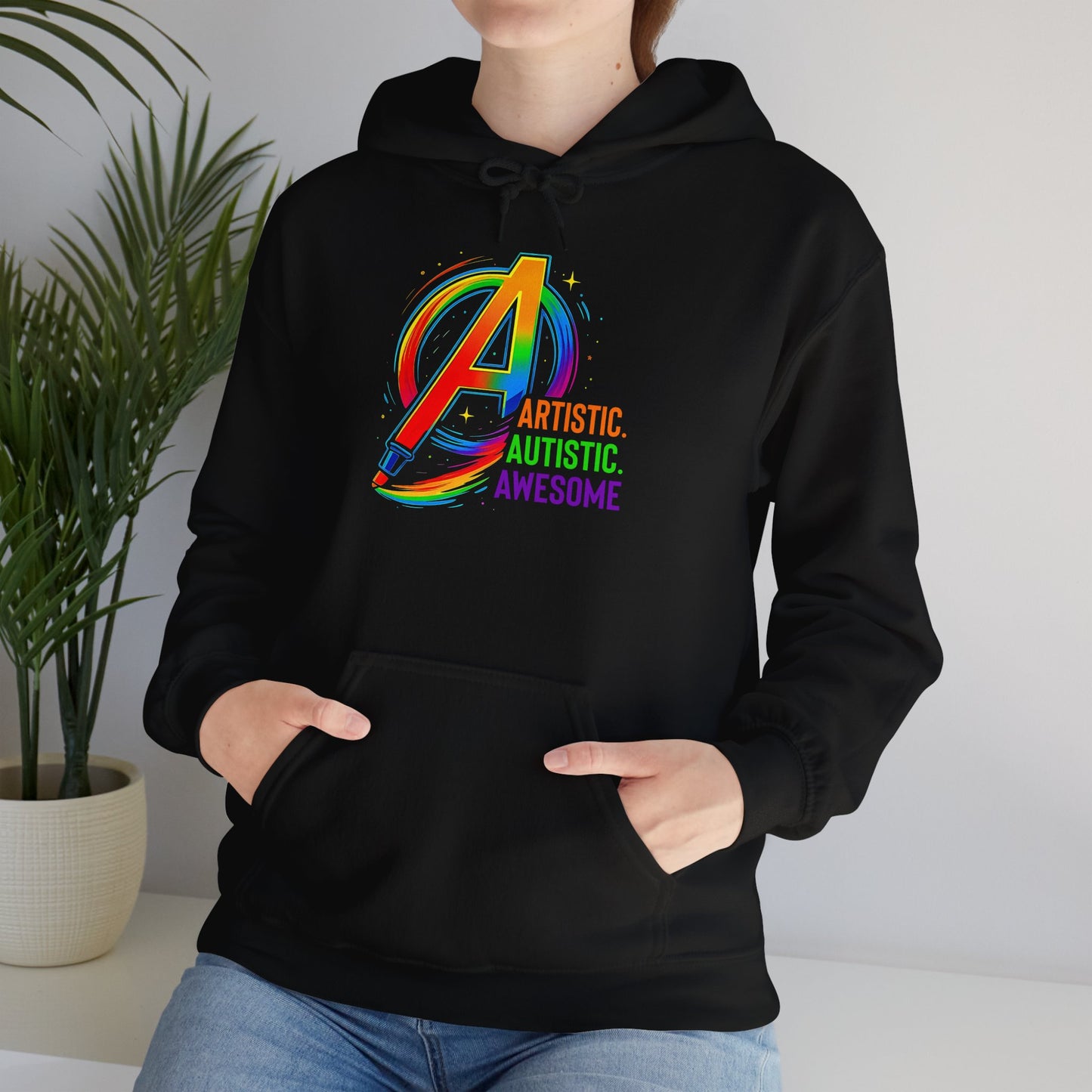 Artistic. Autistic. Awesome. | Avengers-Inspired Hoodie