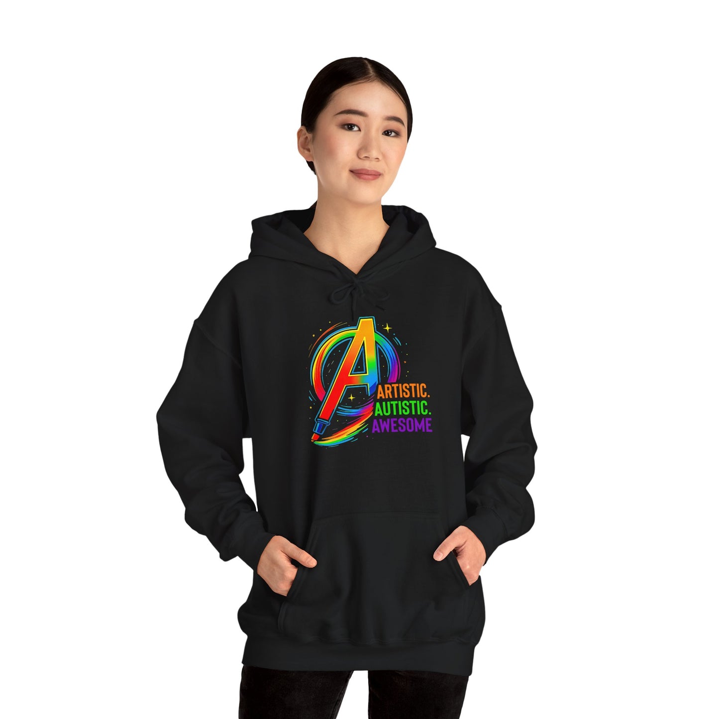 Artistic. Autistic. Awesome. | Avengers-Inspired Hoodie