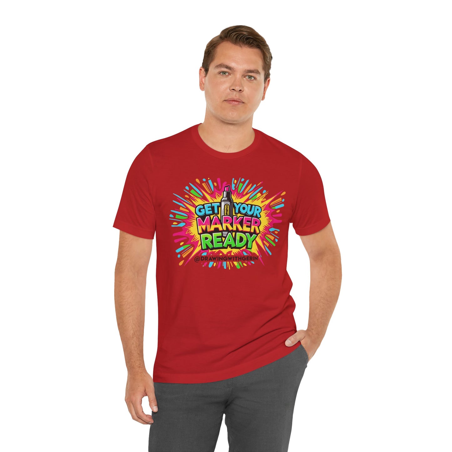 Get Your Marker Ready – The Ultimate Artist’s Tee - Front Design