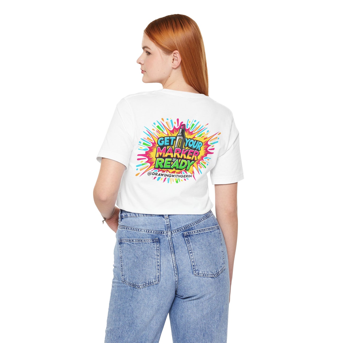 Get Your Marker Ready – The Ultimate Artist’s Tee - Back Design