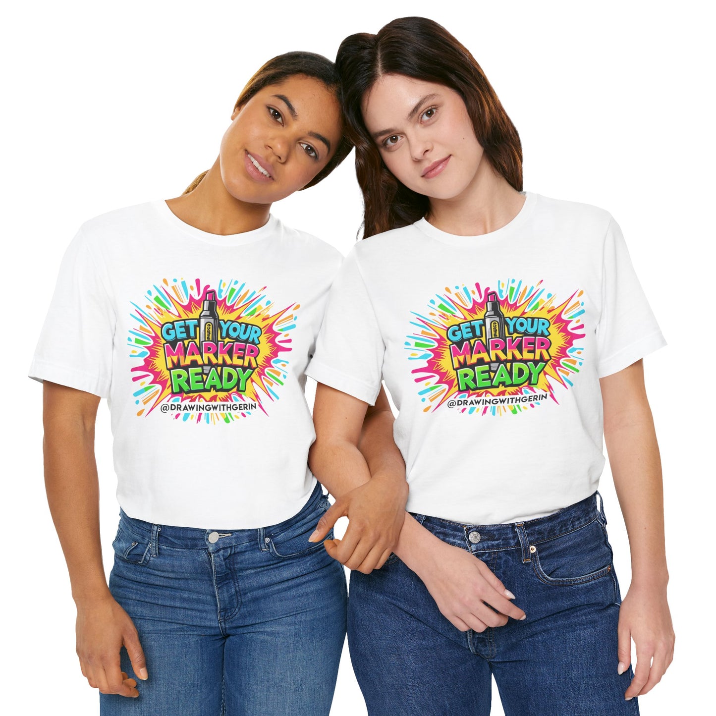 Get Your Marker Ready – The Ultimate Artist’s Tee - Front Design