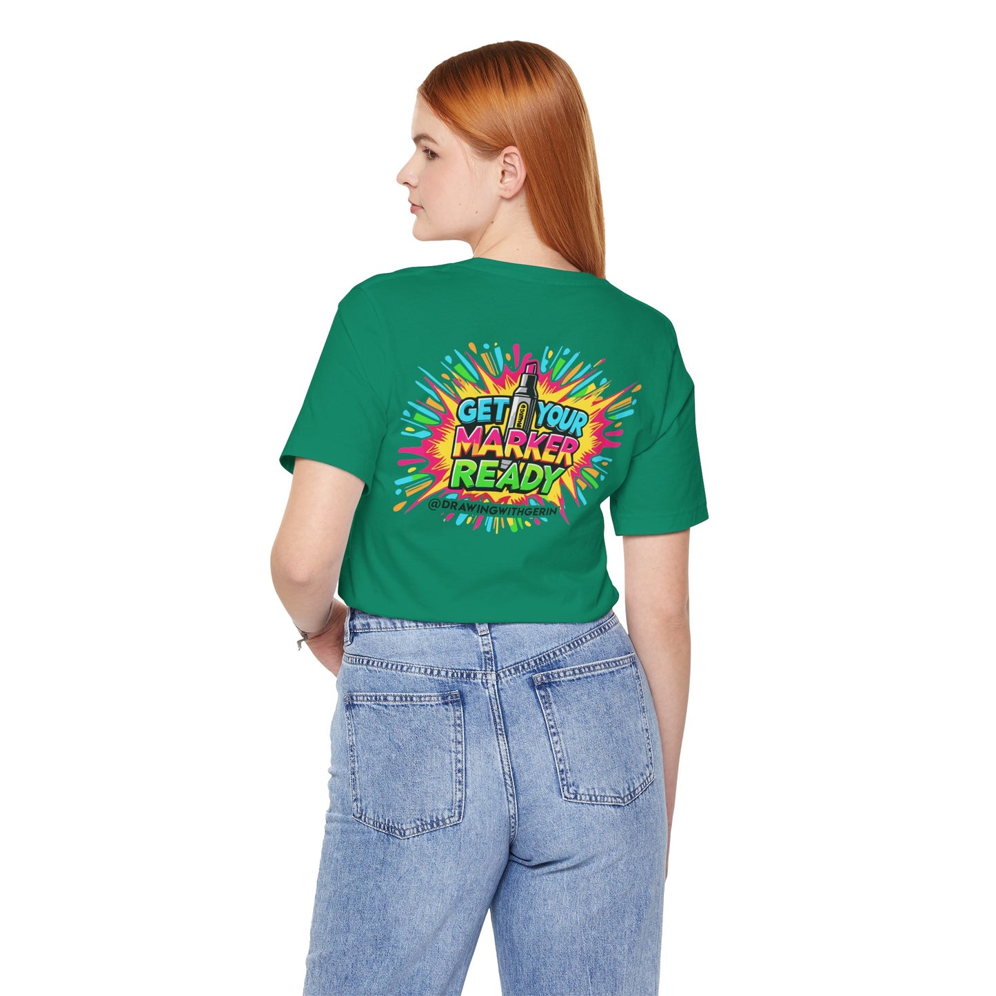 Get Your Marker Ready – The Ultimate Artist’s Tee - Back Design