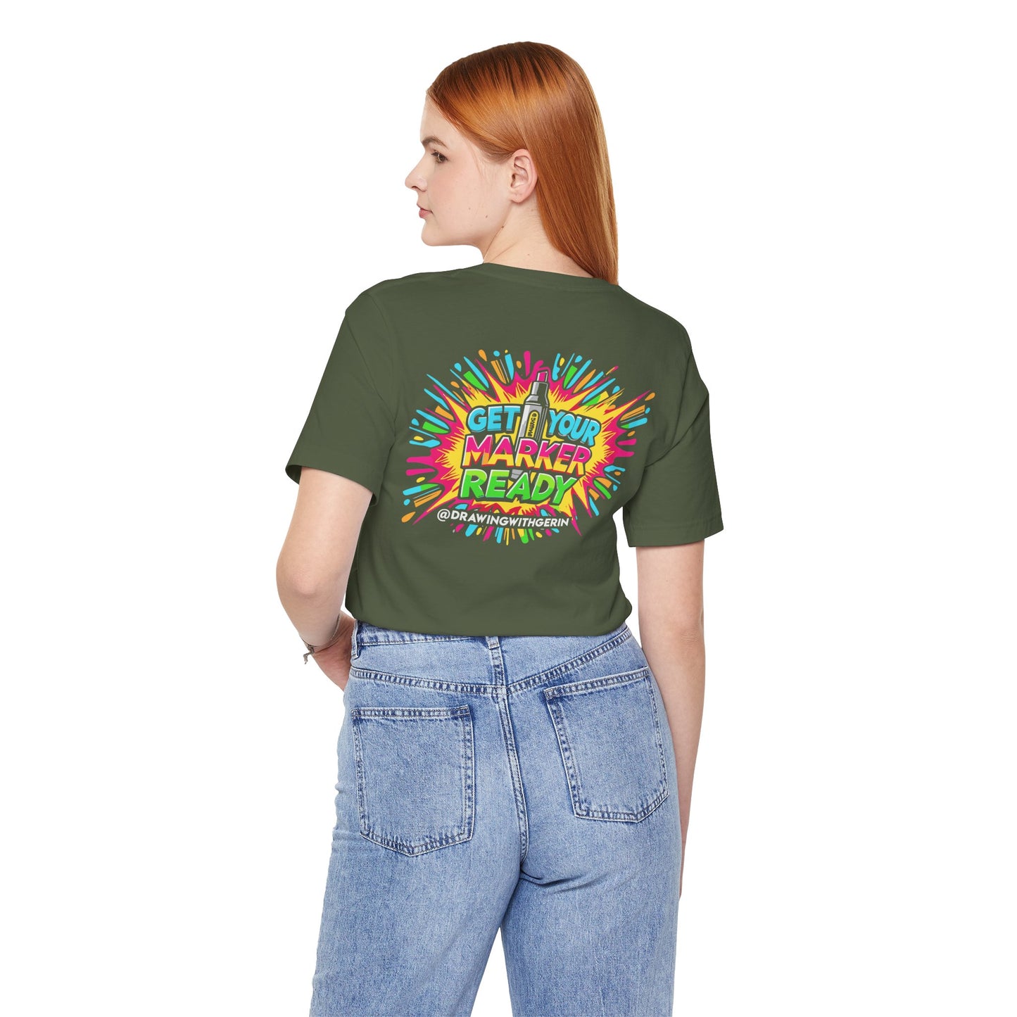 Get Your Marker Ready – The Ultimate Artist’s Tee - Back Design