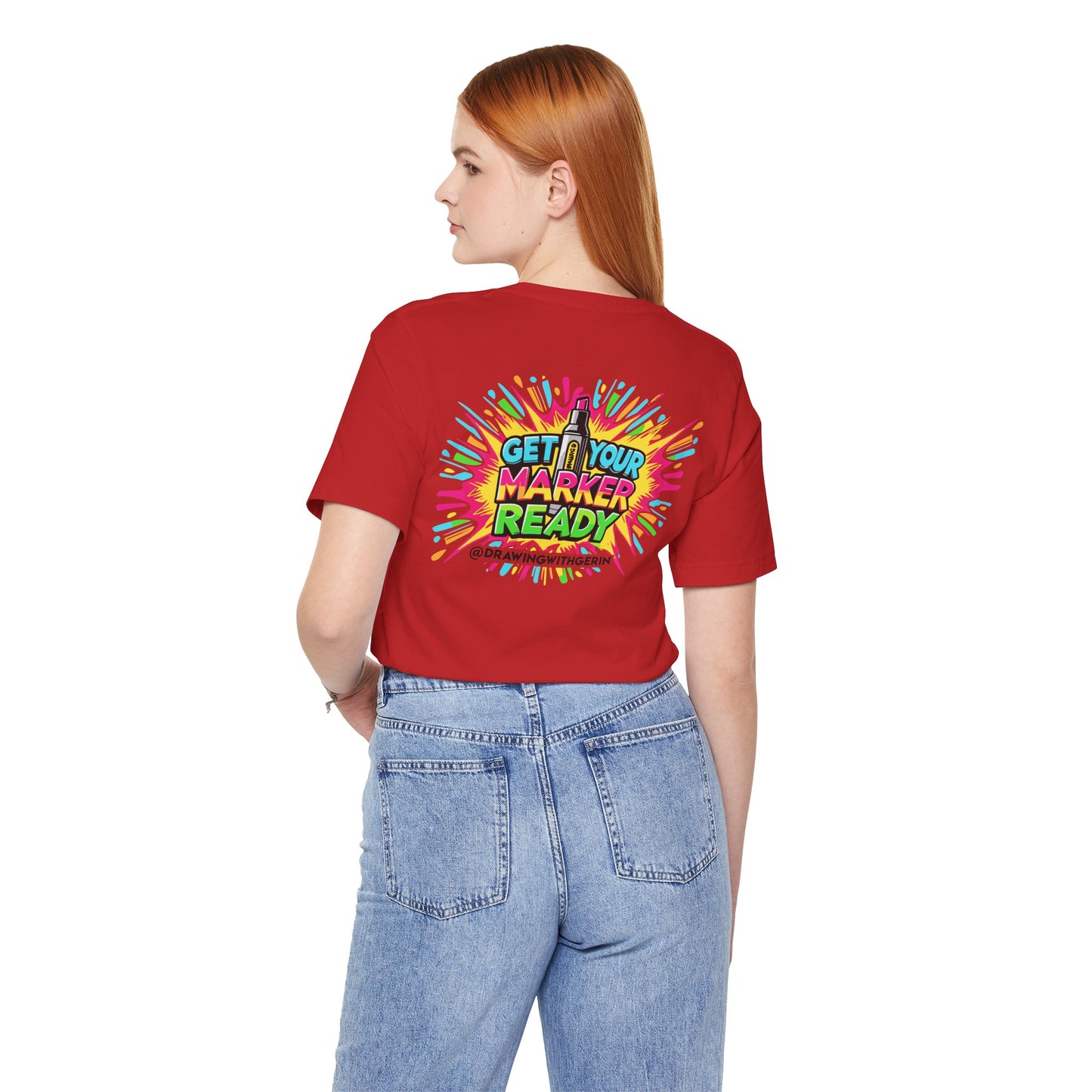 Get Your Marker Ready – The Ultimate Artist’s Tee - Back Design