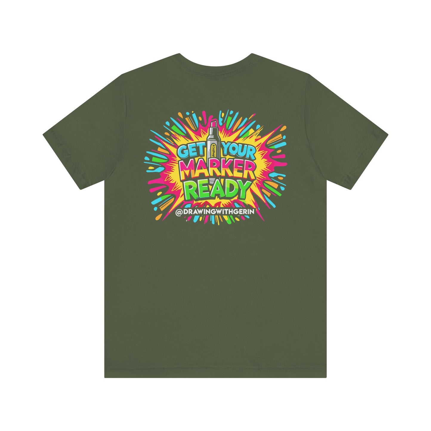 Get Your Marker Ready – The Ultimate Artist’s Tee - Back Design