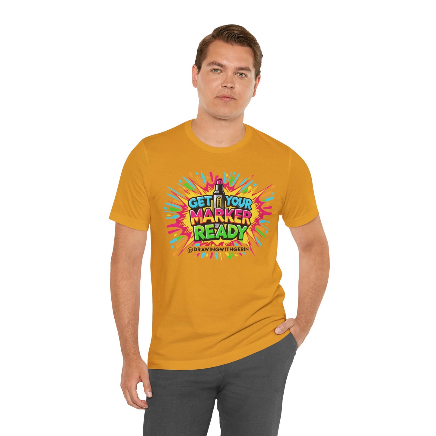 Get Your Marker Ready – The Ultimate Artist’s Tee - Front Design