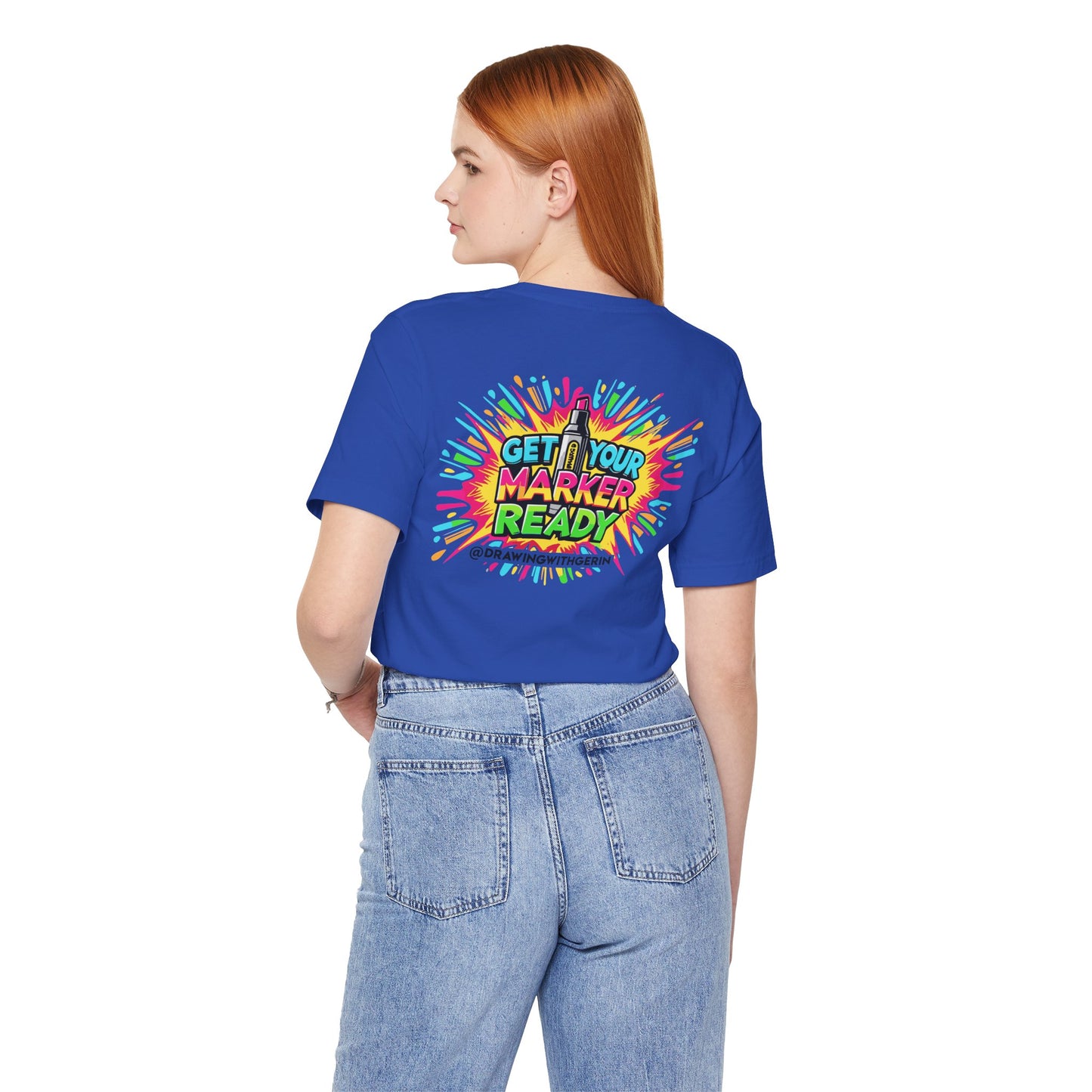 Get Your Marker Ready – The Ultimate Artist’s Tee - Back Design