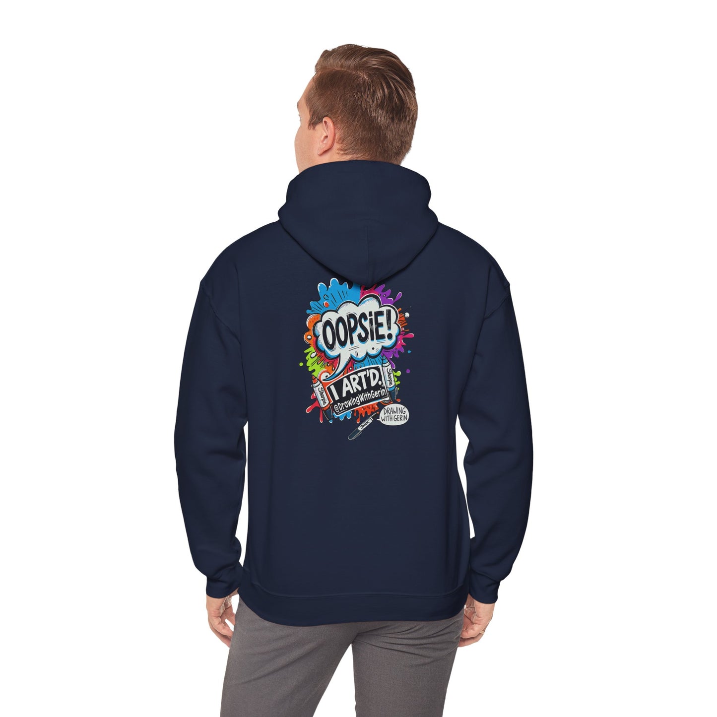 OOPSIE I ART’D – Funny Artist Hoodie | Drawing with Gerin Exclusive