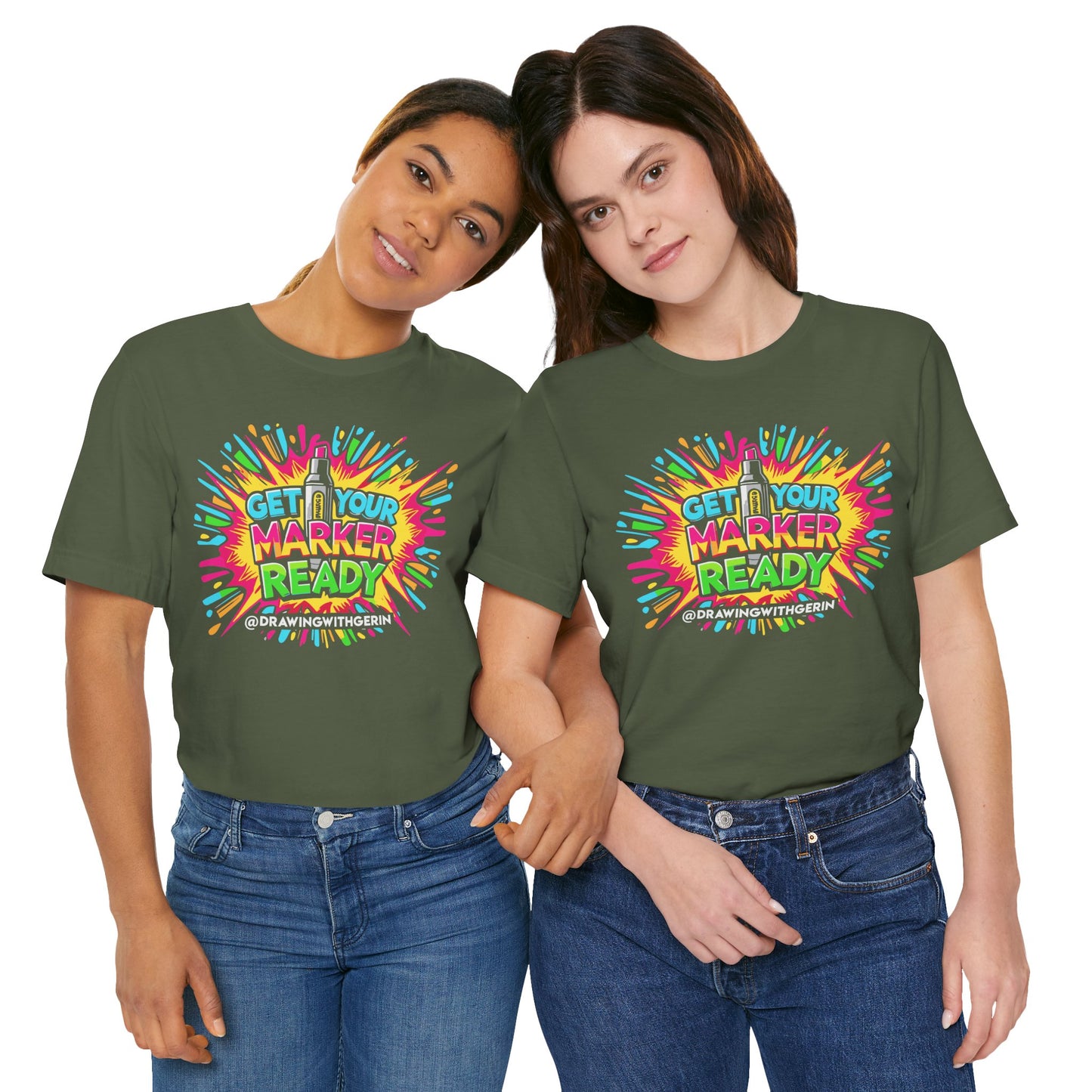 Get Your Marker Ready – The Ultimate Artist’s Tee - Front Design