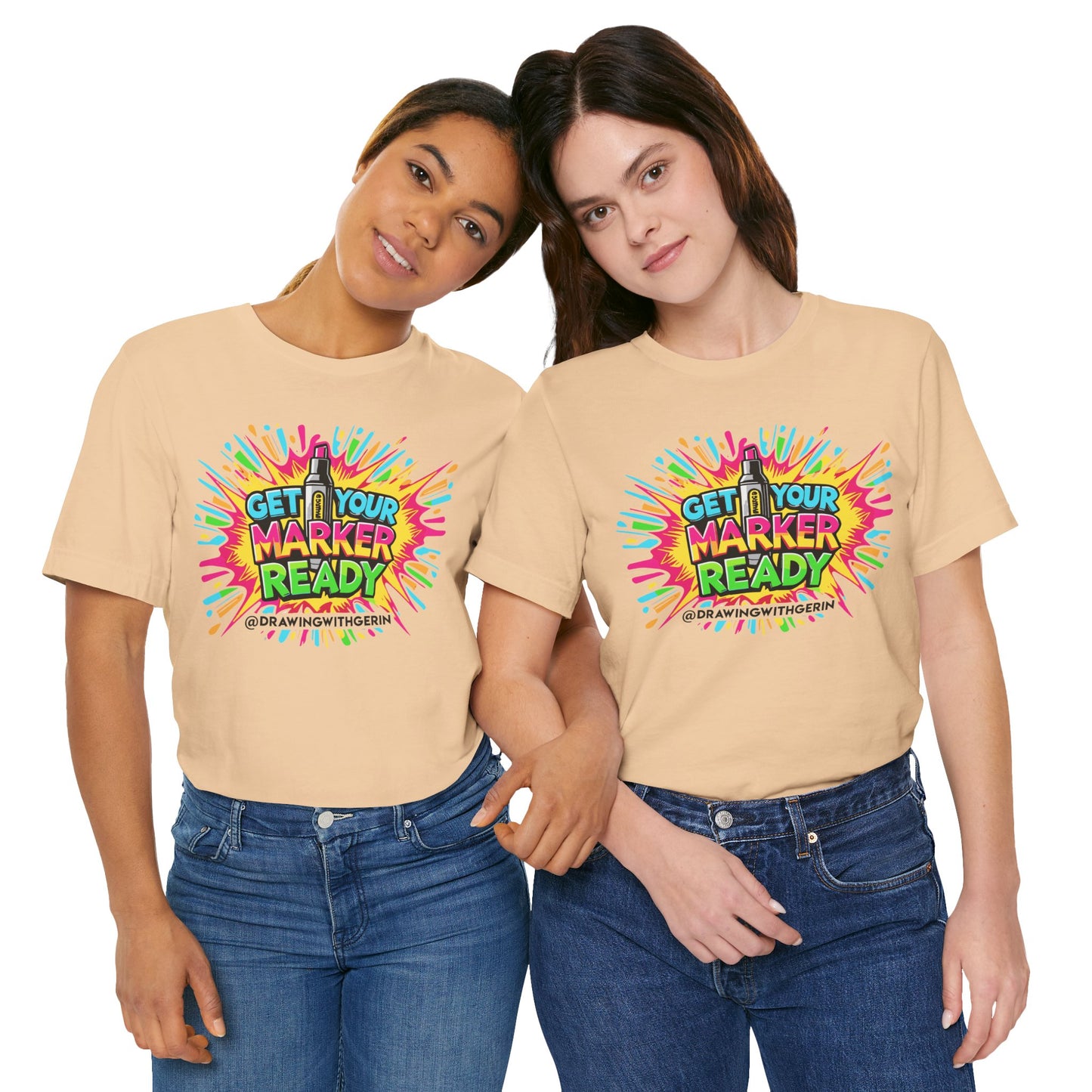 Get Your Marker Ready – The Ultimate Artist’s Tee - Front Design