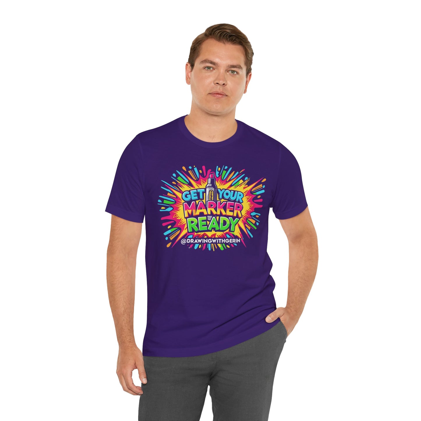 Get Your Marker Ready – The Ultimate Artist’s Tee - Front Design