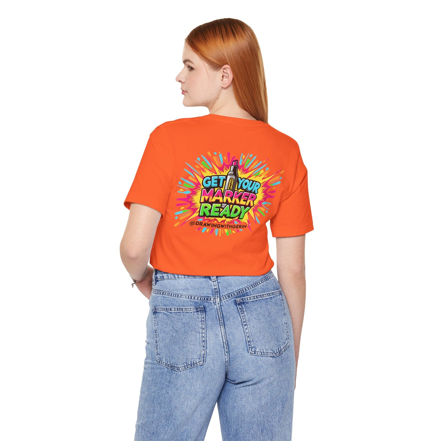Get Your Marker Ready – The Ultimate Artist’s Tee - Back Design