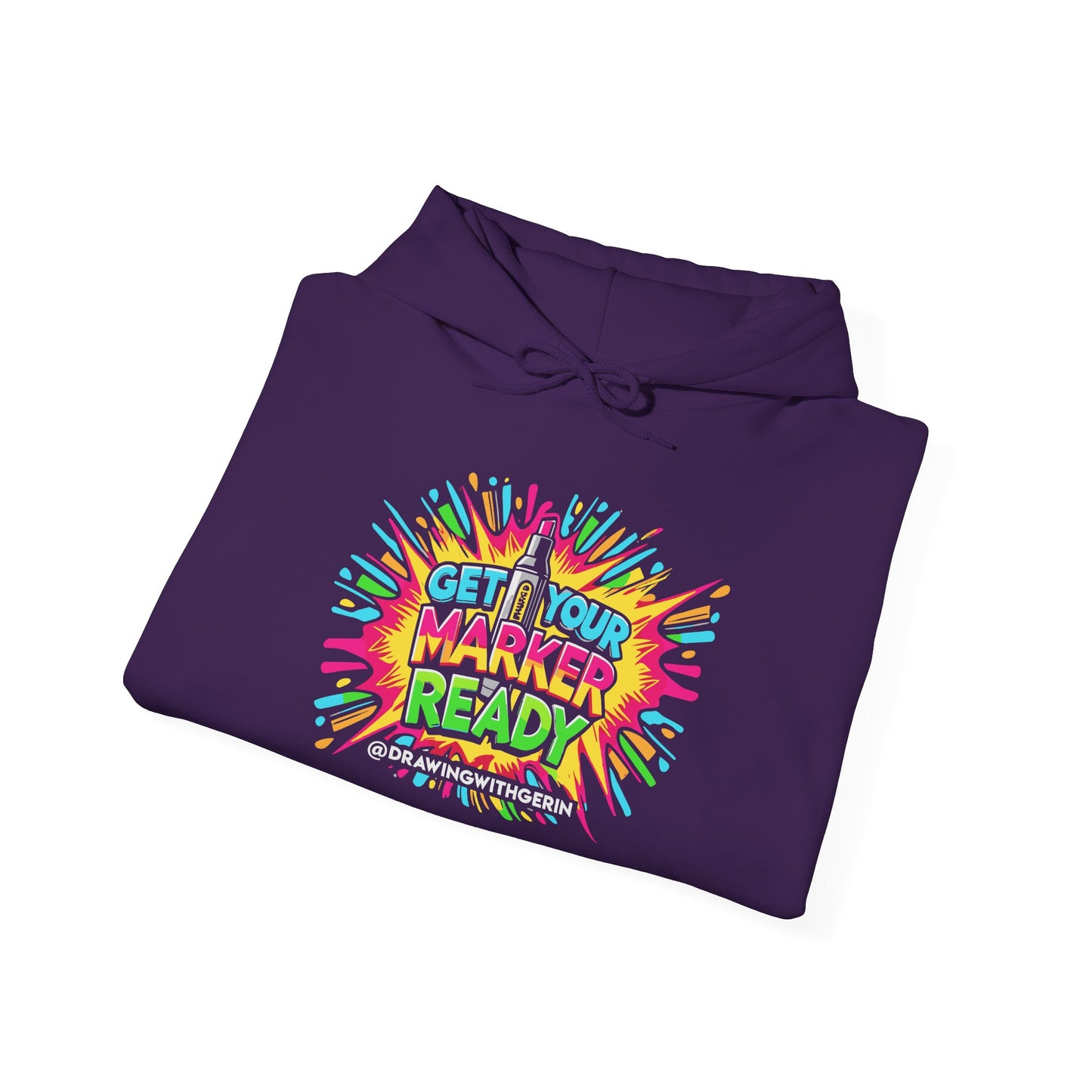 Get Your Marker Ready – Artist Hoodie | Drawing with Gerin Exclusive - Front Design