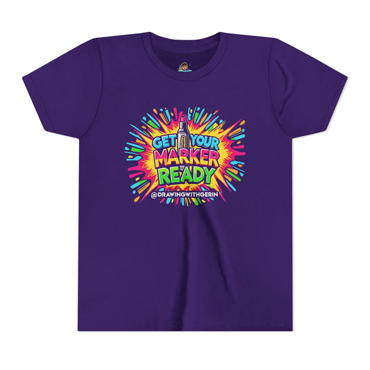 Get Your Marker Ready – Artist Kid’s T-Shirt | Drawing with Gerin Exclusive