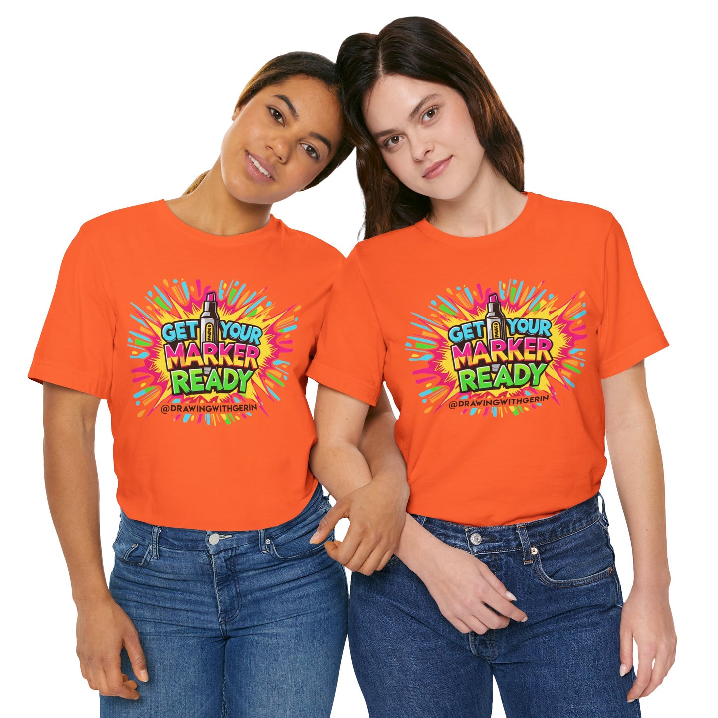 Get Your Marker Ready – The Ultimate Artist’s Tee - Front Design