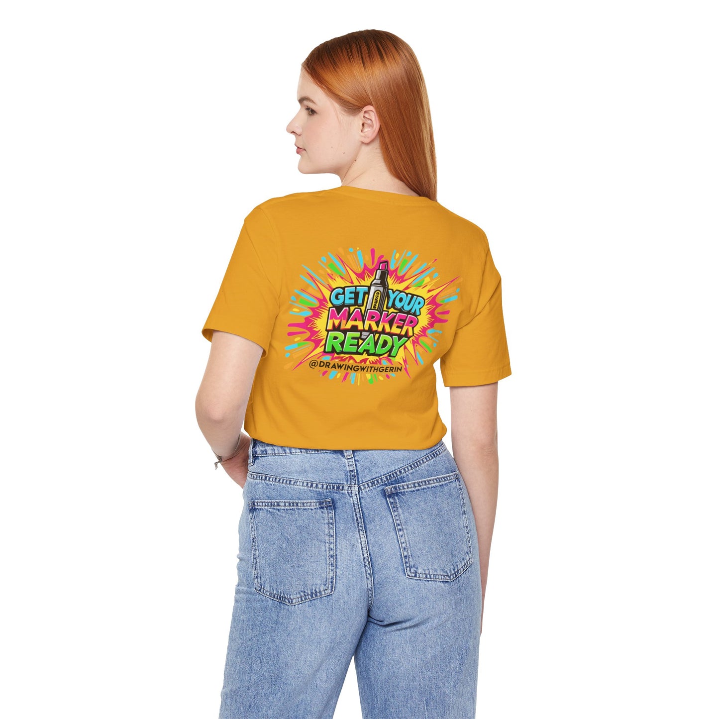 Get Your Marker Ready – The Ultimate Artist’s Tee - Back Design
