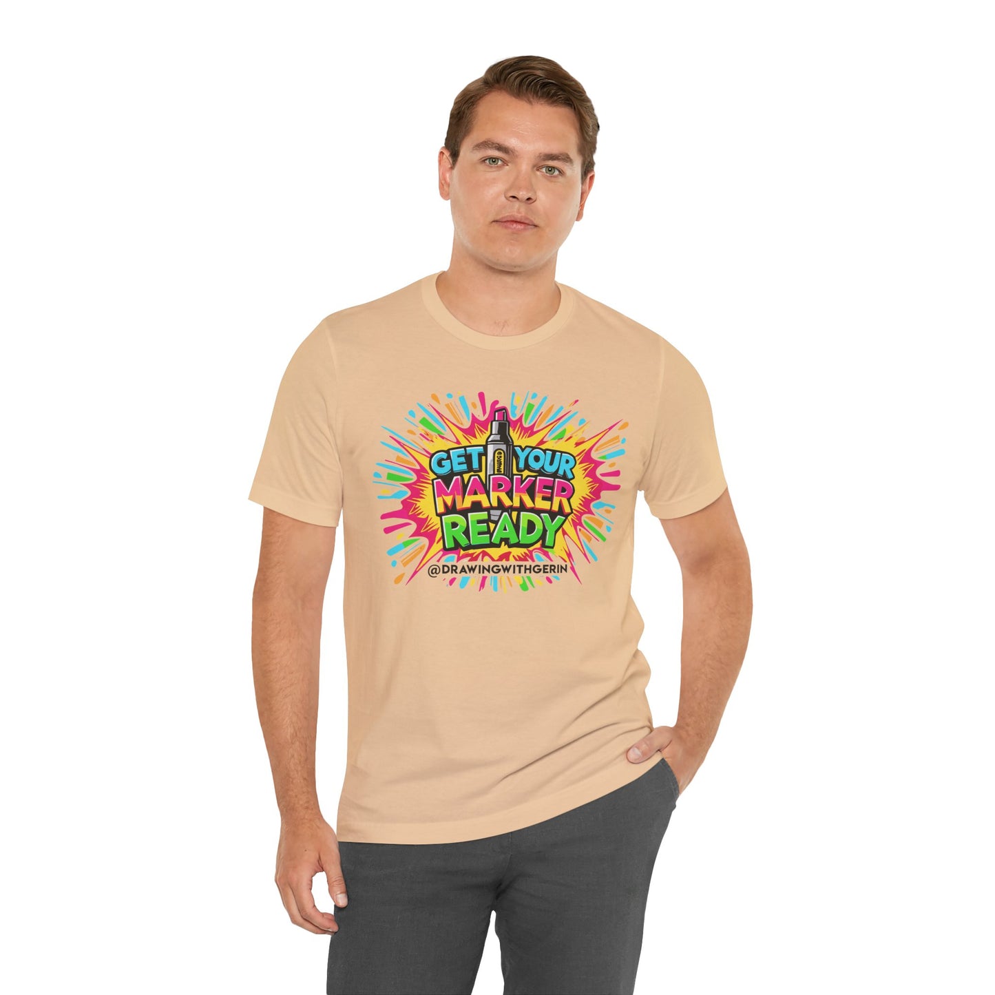 Get Your Marker Ready – The Ultimate Artist’s Tee - Front Design