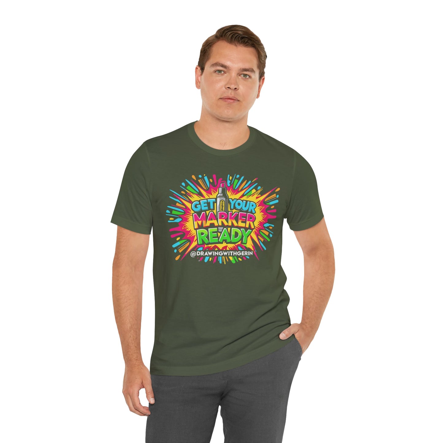 Get Your Marker Ready – The Ultimate Artist’s Tee - Front Design