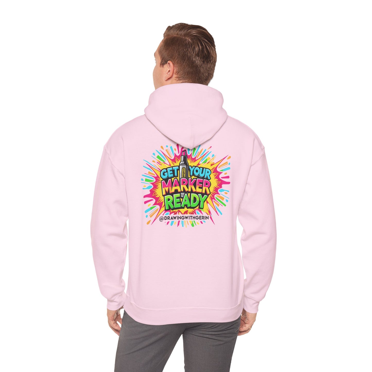 Get Your Marker Ready – Artist Hoodie | Drawing with Gerin Exclusive - Back Design