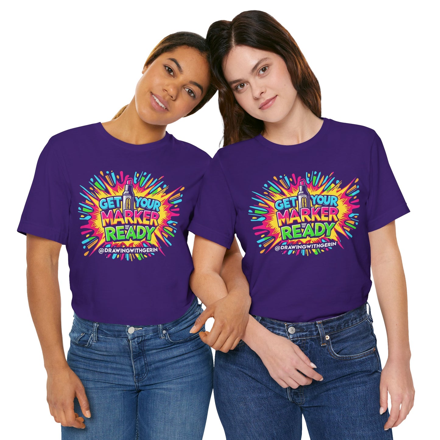 Get Your Marker Ready – The Ultimate Artist’s Tee - Front Design