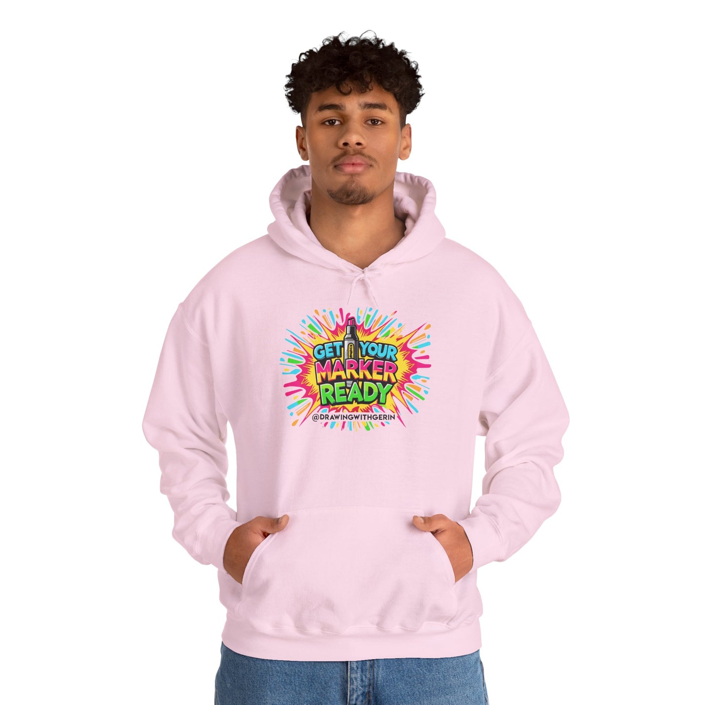 Get Your Marker Ready – Artist Hoodie | Drawing with Gerin Exclusive - Front Design
