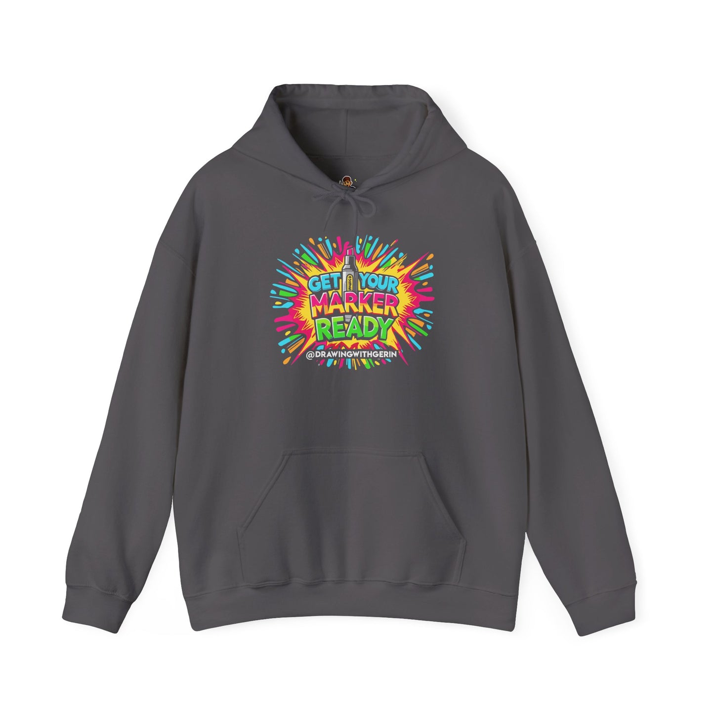 Get Your Marker Ready – Artist Hoodie | Drawing with Gerin Exclusive - Front Design