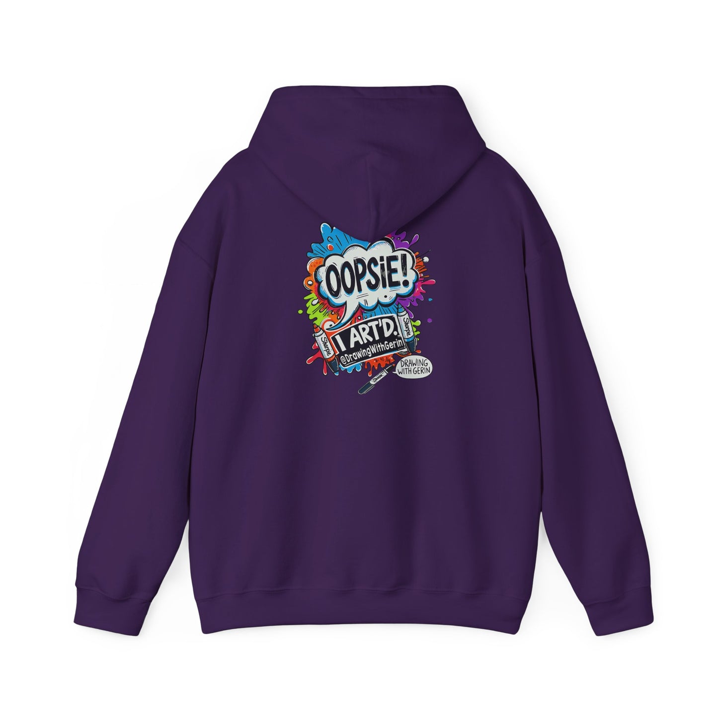 OOPSIE I ART’D – Funny Artist Hoodie | Drawing with Gerin Exclusive