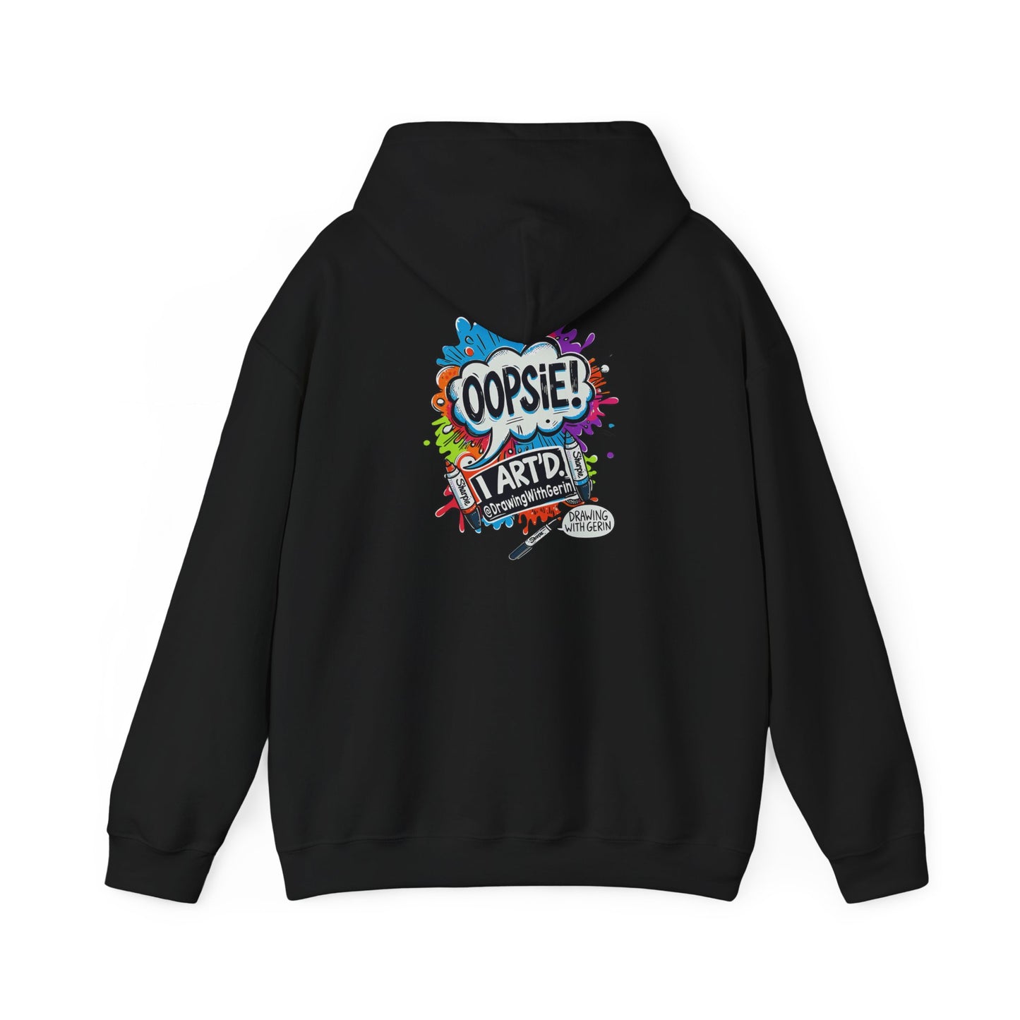 OOPSIE I ART’D – Funny Artist Hoodie | Drawing with Gerin Exclusive