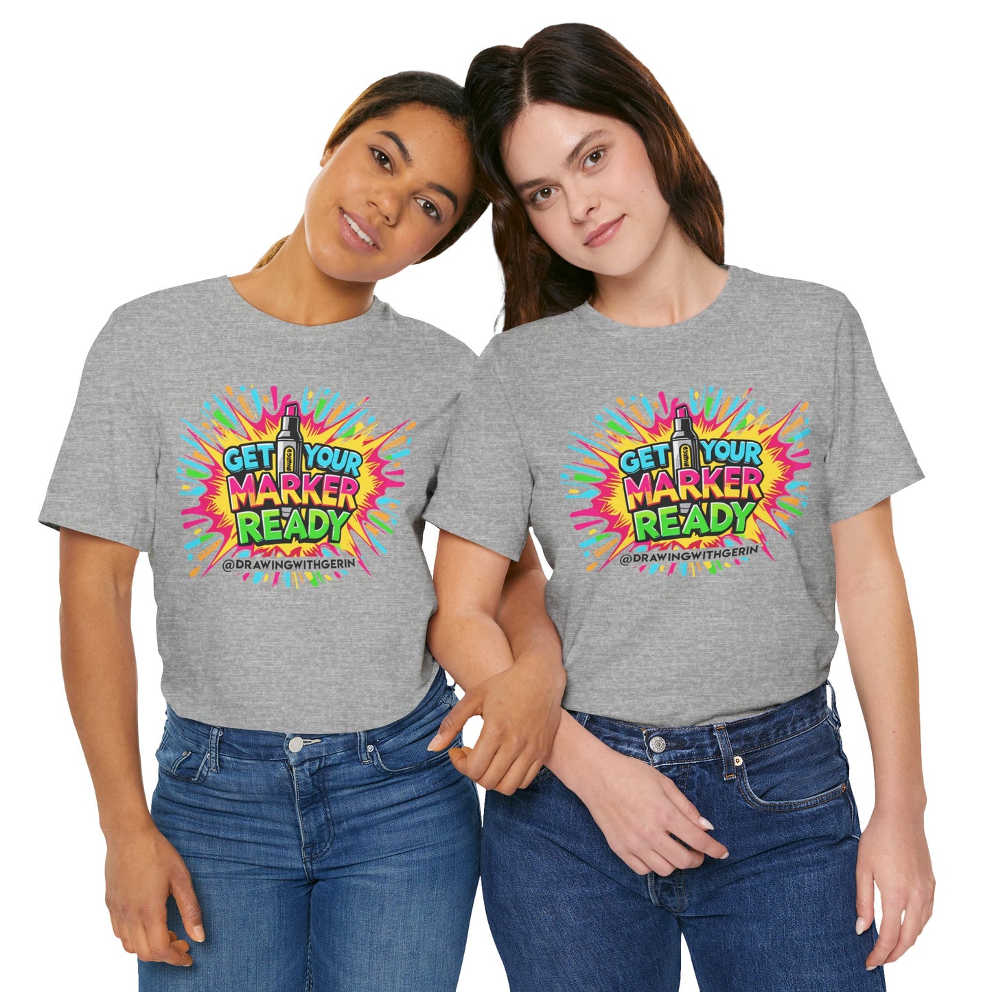 Get Your Marker Ready – The Ultimate Artist’s Tee - Front Design