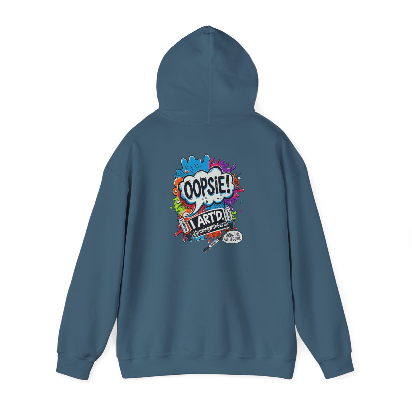OOPSIE I ART’D – Funny Artist Hoodie | Drawing with Gerin Exclusive