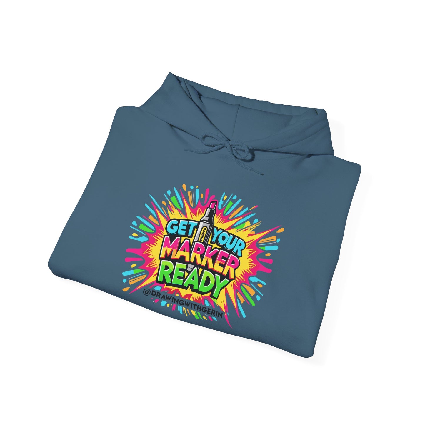 Get Your Marker Ready – Artist Hoodie | Drawing with Gerin Exclusive - Front Design