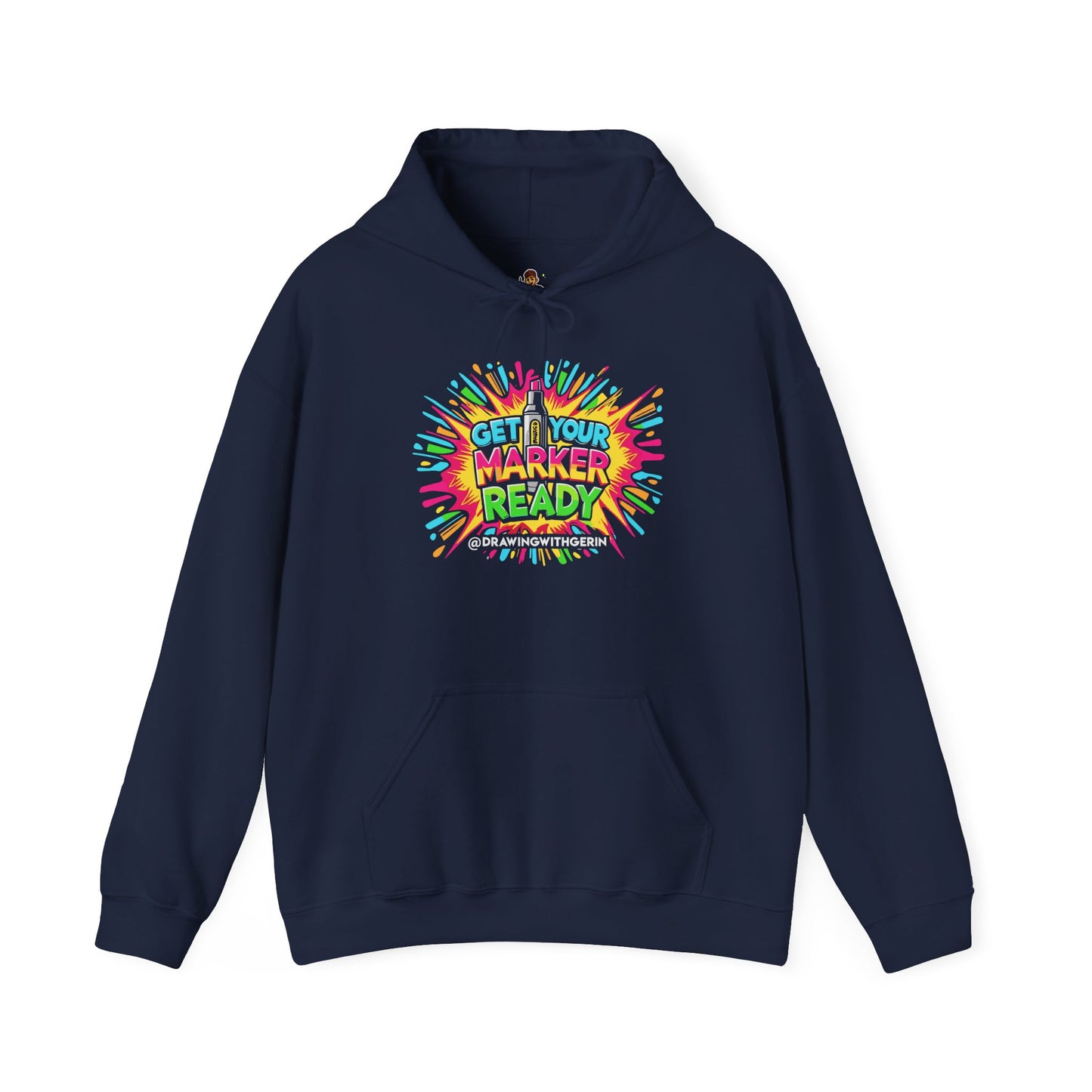 Get Your Marker Ready – Artist Hoodie | Drawing with Gerin Exclusive - Front Design