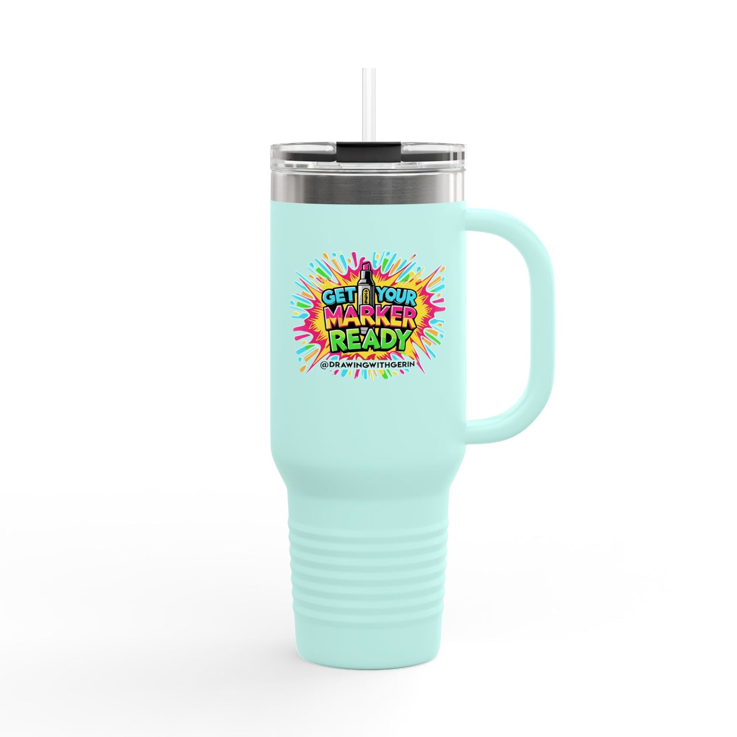 Get Your Markers Ready! – 40oz Travel Mug 🖍☕