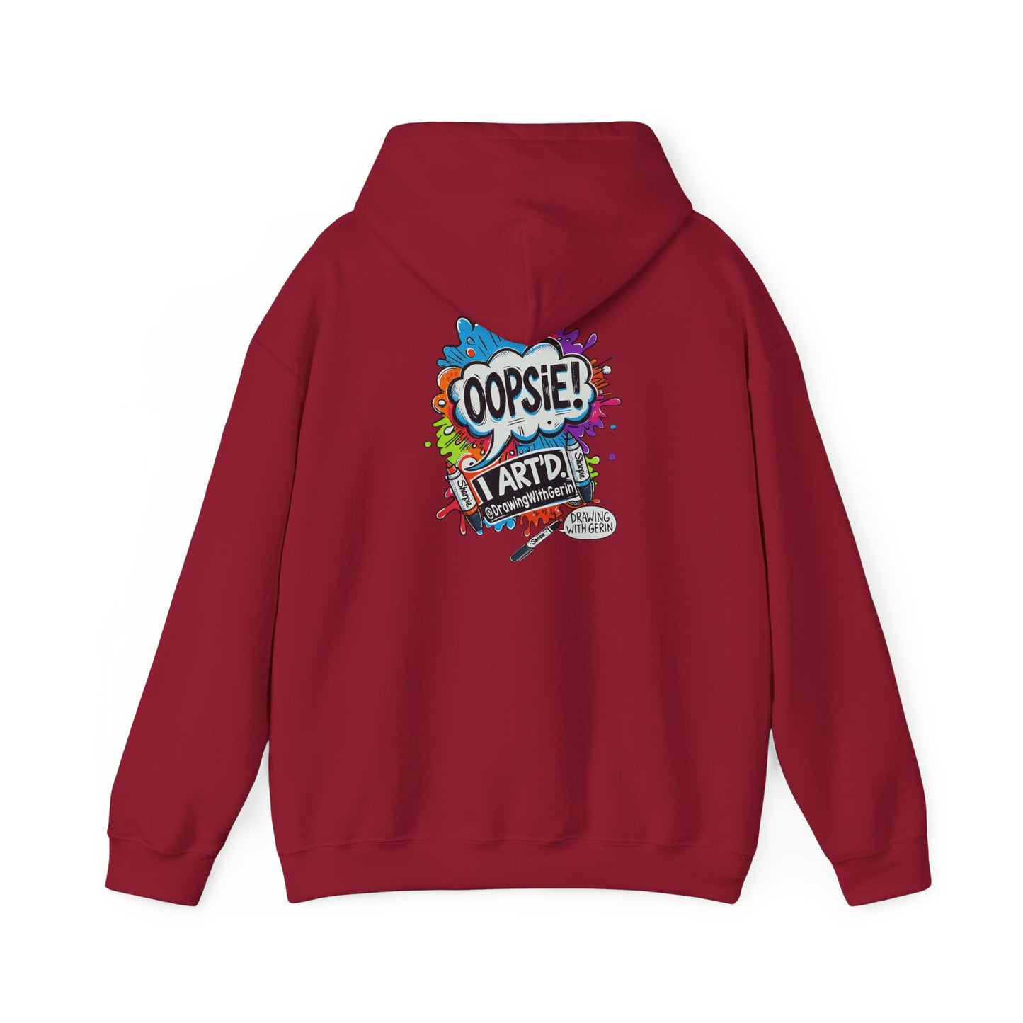 OOPSIE I ART’D – Funny Artist Hoodie | Drawing with Gerin Exclusive