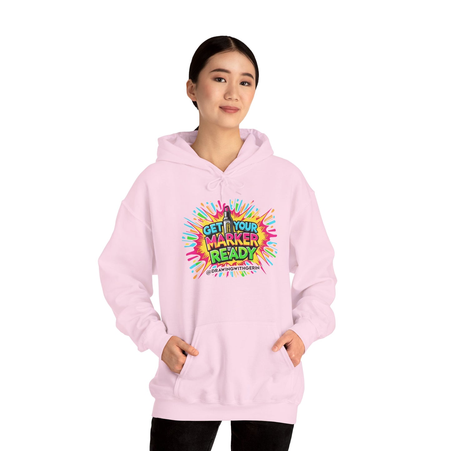 Get Your Marker Ready – Artist Hoodie | Drawing with Gerin Exclusive - Front Design