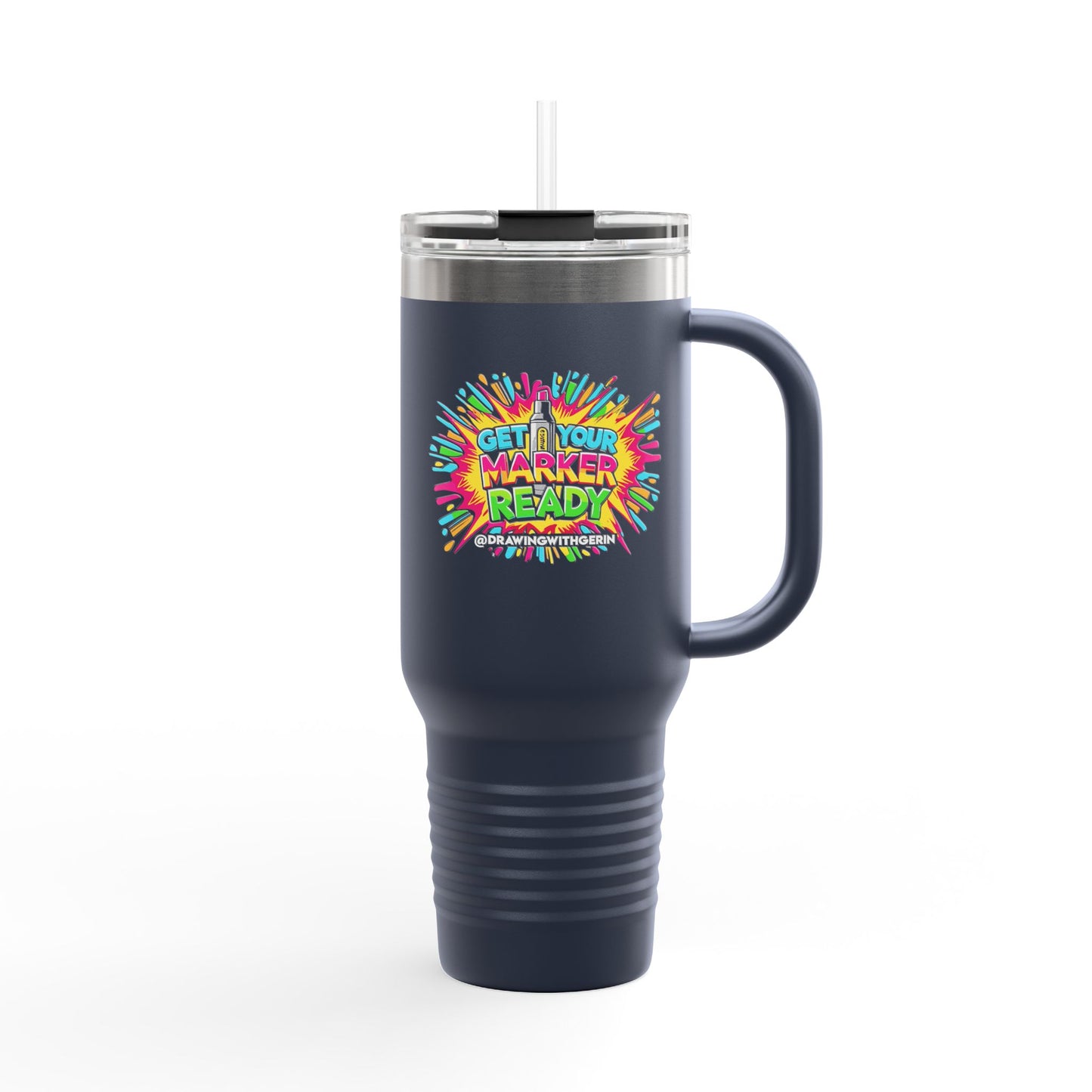 Get Your Markers Ready! – 40oz Travel Mug 🖍☕
