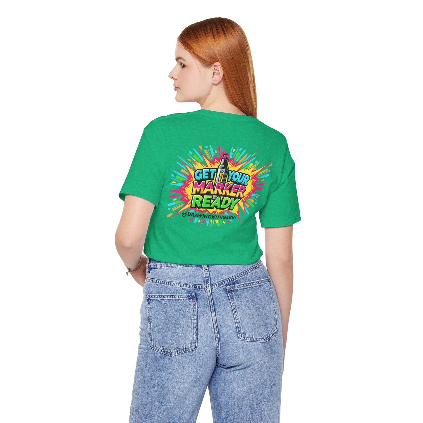 Get Your Marker Ready – The Ultimate Artist’s Tee - Back Design