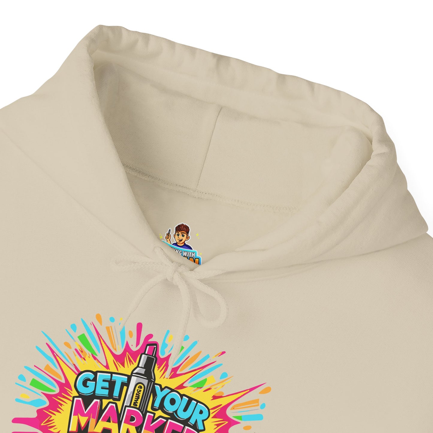 Get Your Marker Ready – Artist Hoodie | Drawing with Gerin Exclusive - Front Design