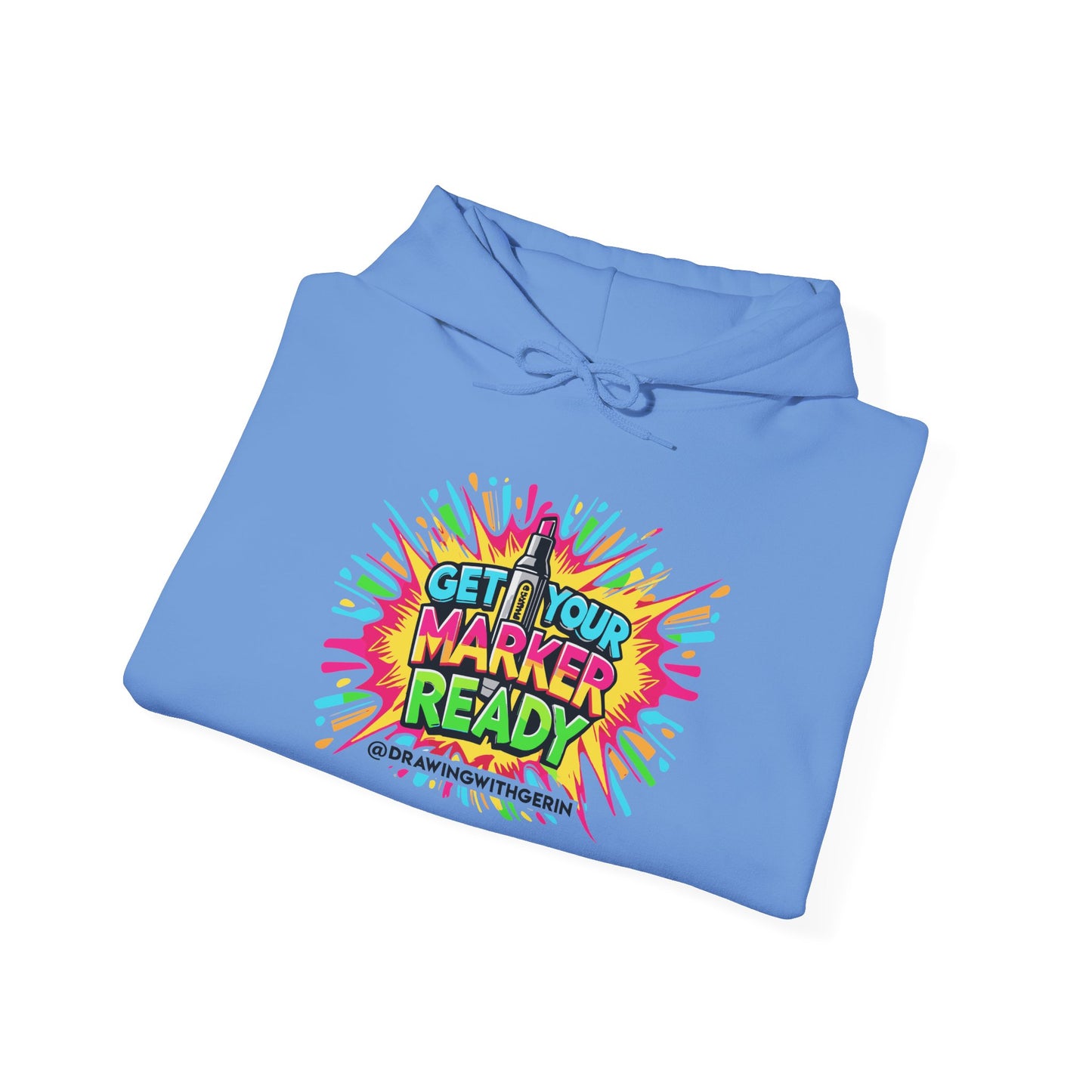 Get Your Marker Ready – Artist Hoodie | Drawing with Gerin Exclusive - Front Design