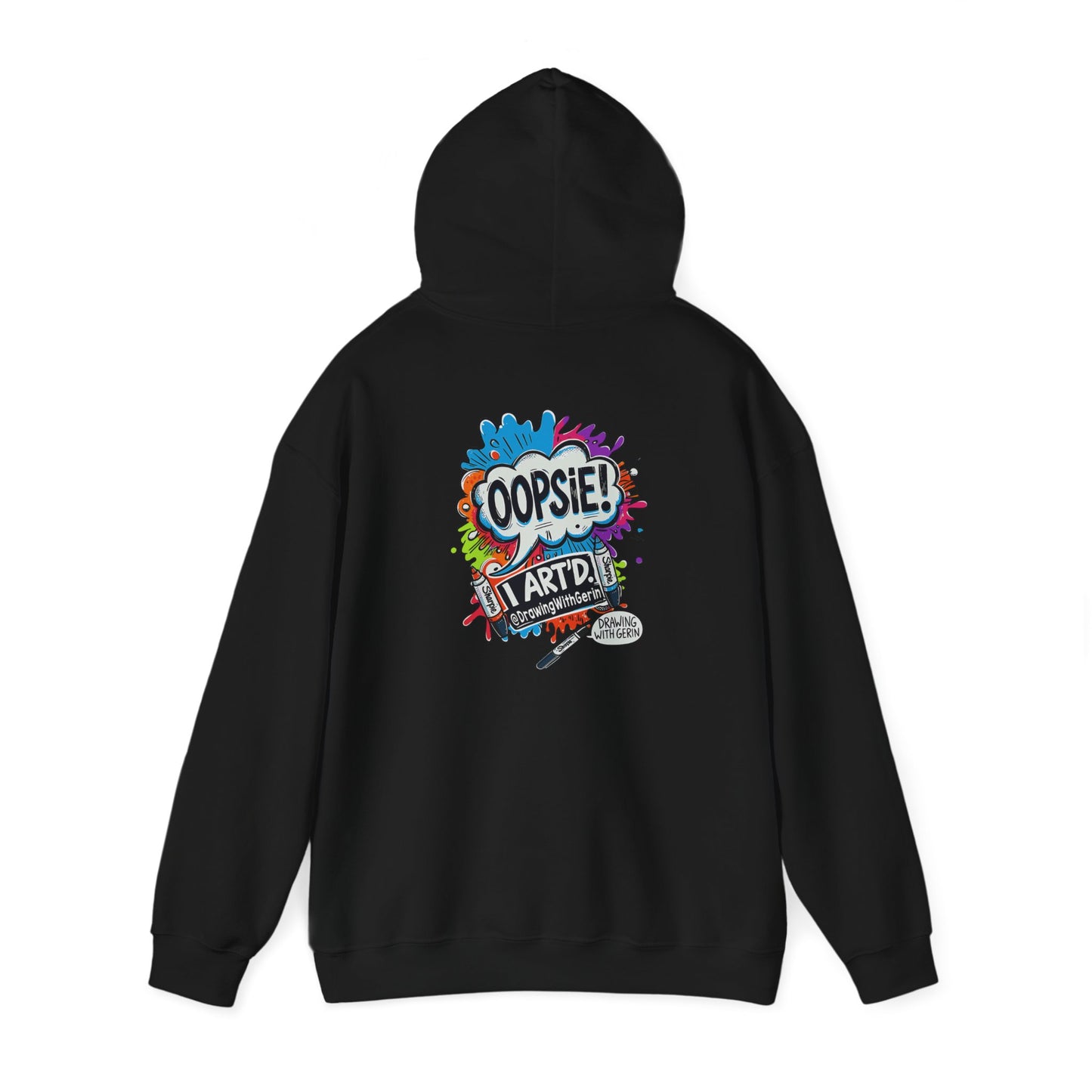 OOPSIE I ART’D – Funny Artist Hoodie | Drawing with Gerin Exclusive