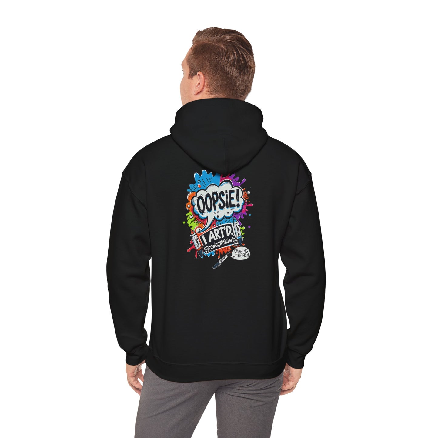 OOPSIE I ART’D – Funny Artist Hoodie | Drawing with Gerin Exclusive