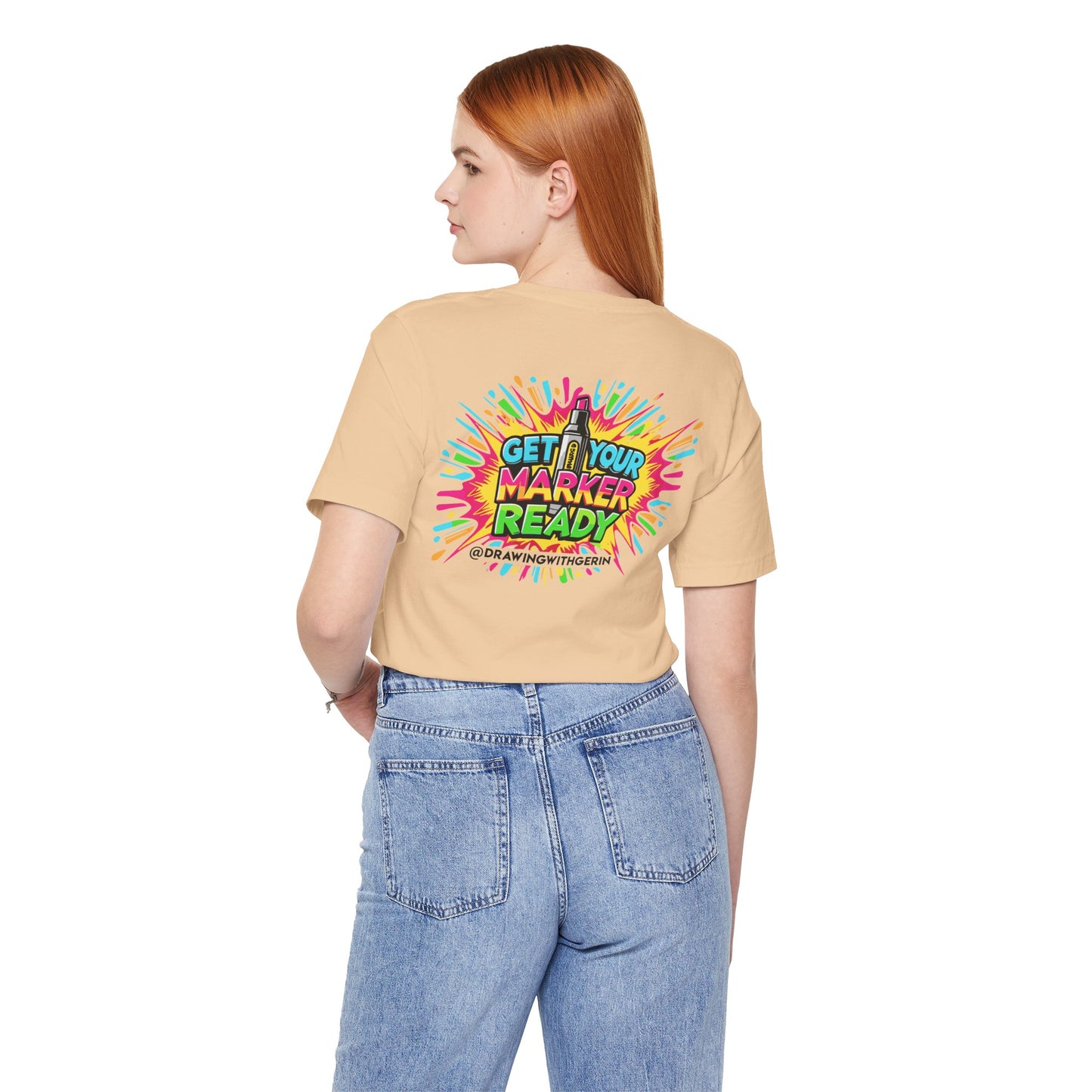 Get Your Marker Ready – The Ultimate Artist’s Tee - Back Design