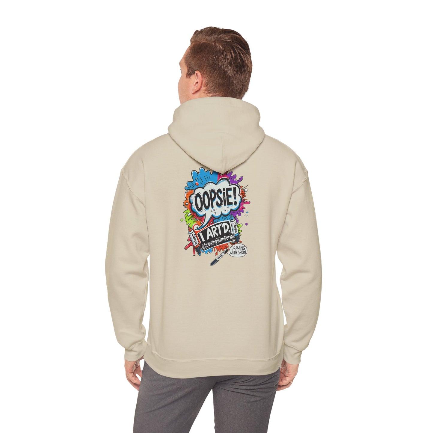 OOPSIE I ART’D – Funny Artist Hoodie | Drawing with Gerin Exclusive