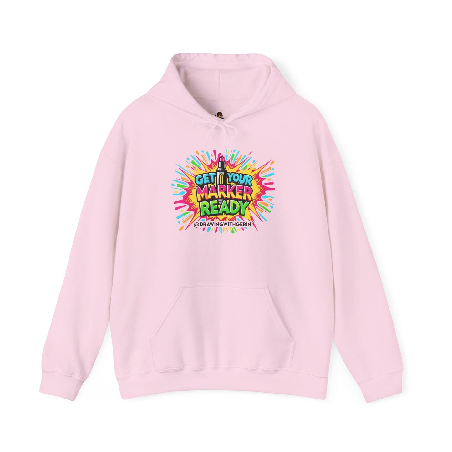 Get Your Marker Ready – Artist Hoodie | Drawing with Gerin Exclusive - Front Design